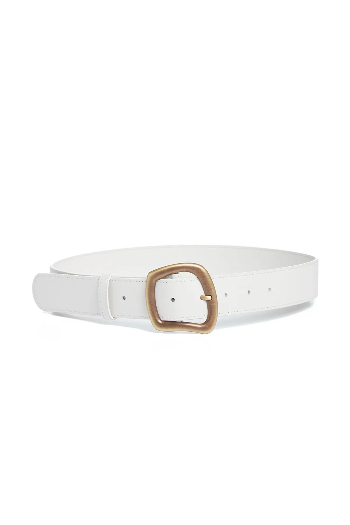 Simone Belt in Ivory Leather sold by Gabriela Hearst