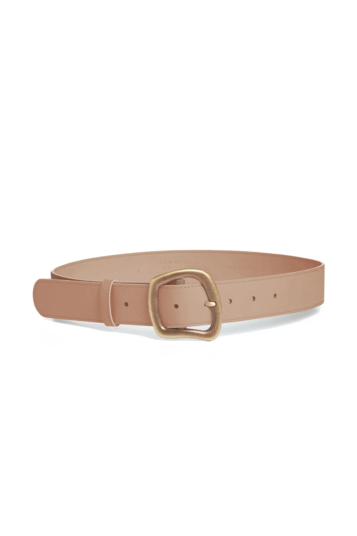 Simone Belt in Nude Leather sold by Gabriela Hearst