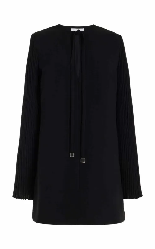Beko Dress in Black Double-Face Wool Crepe sold by Gabriela Hearst