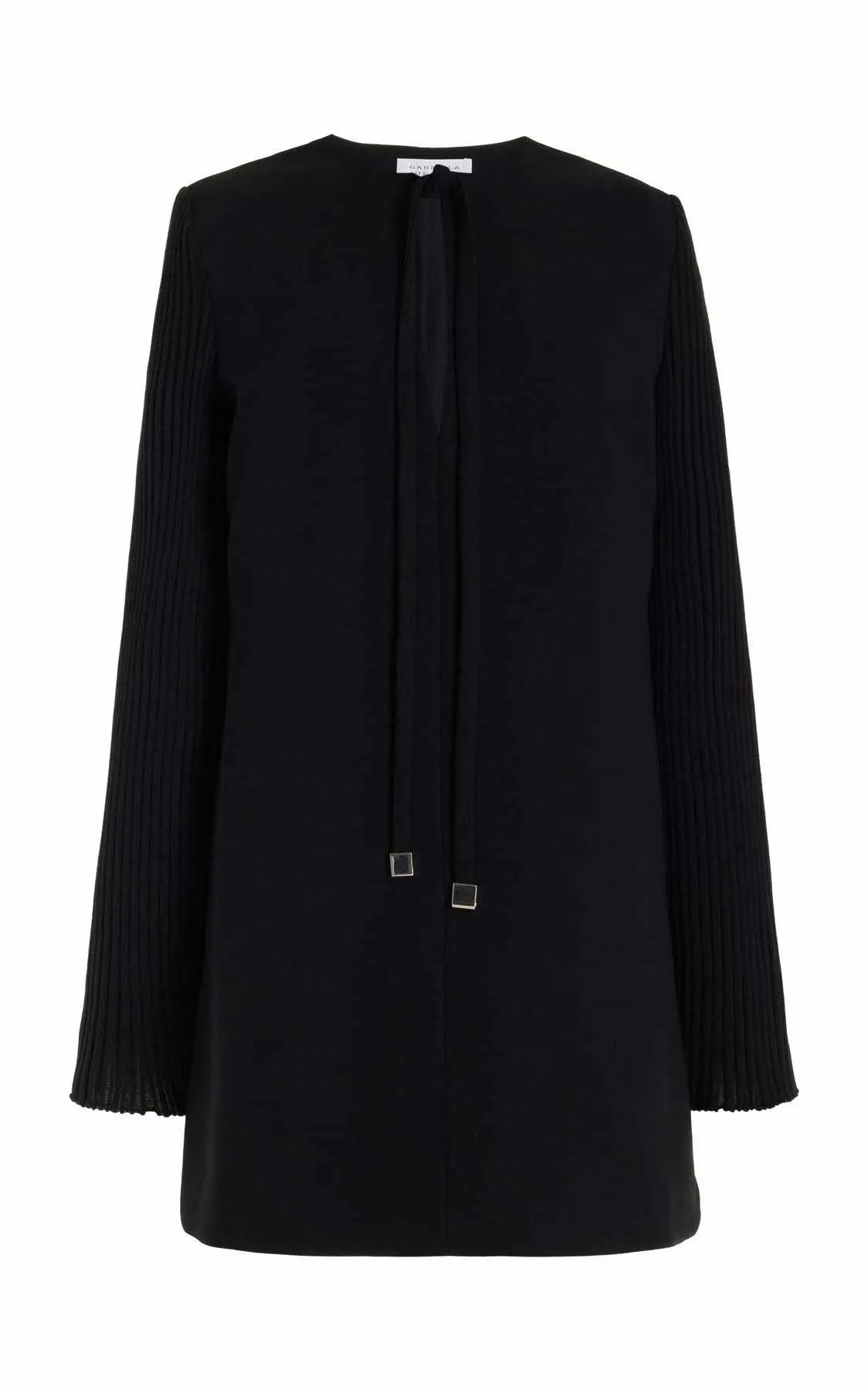 Beko Dress in Black Double-Face Wool Crepe sold by Gabriela Hearst