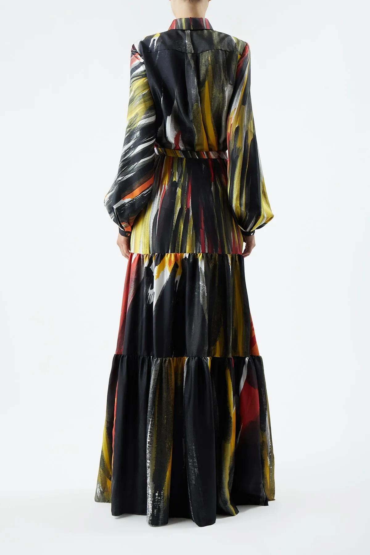 Delmer Top in Multi Printed Silk sold by Gabriela Hearst product image thumbnail 4