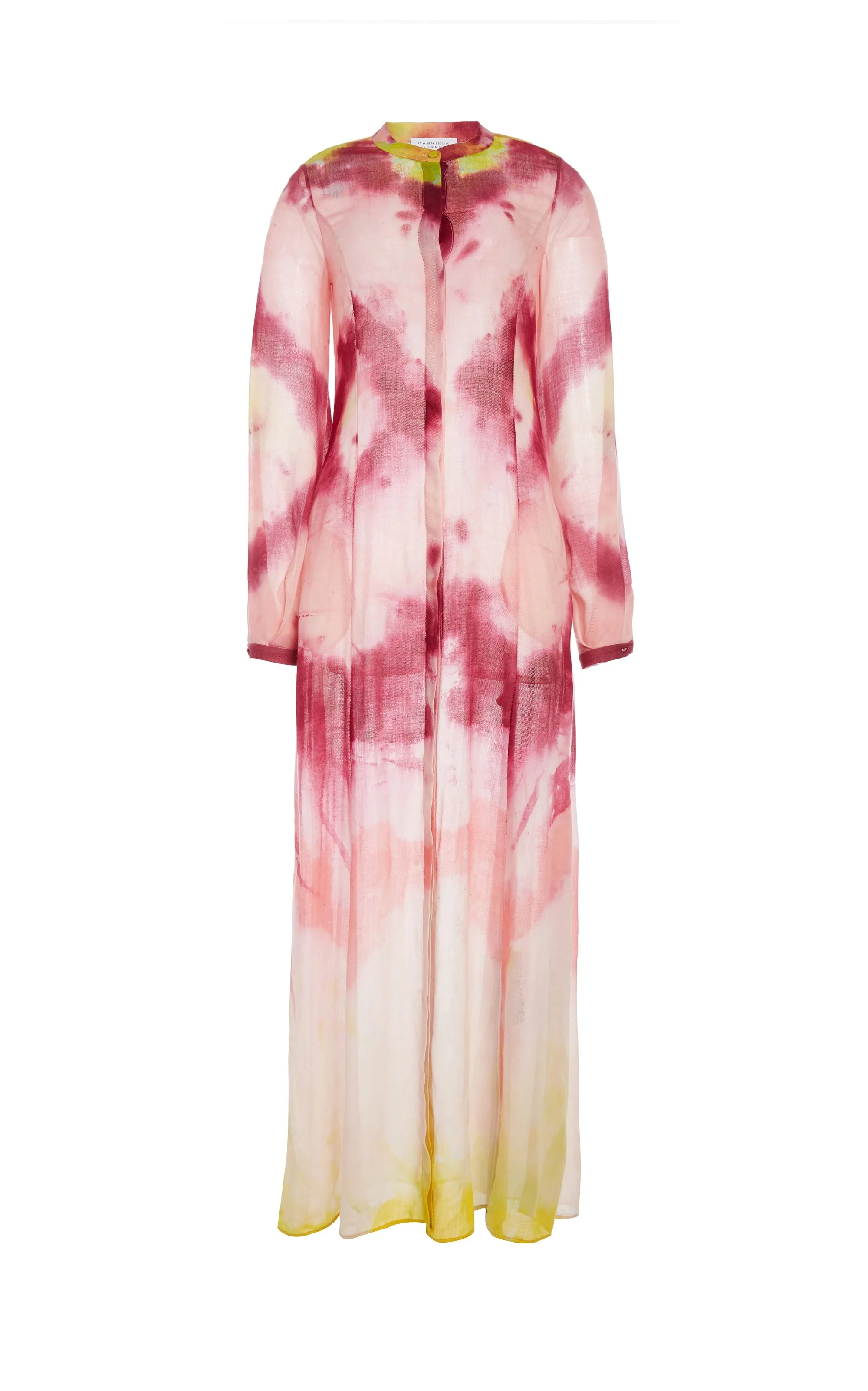 Massey Dress in Multi Tie Dye Cashmere sold by Gabriela Hearst
