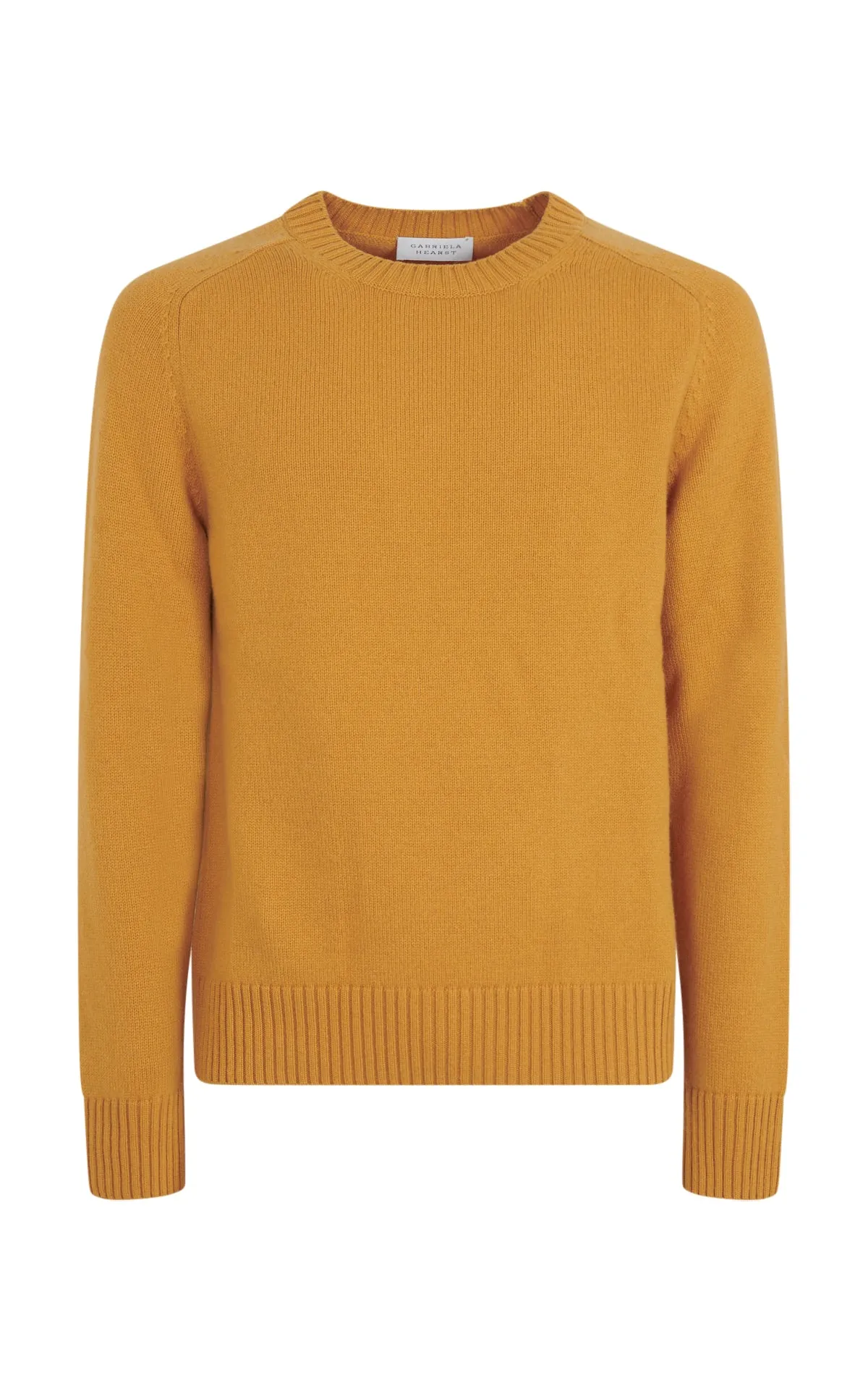 Daniel Knit Sweater in Golden Birch Cashmere sold by Gabriela Hearst