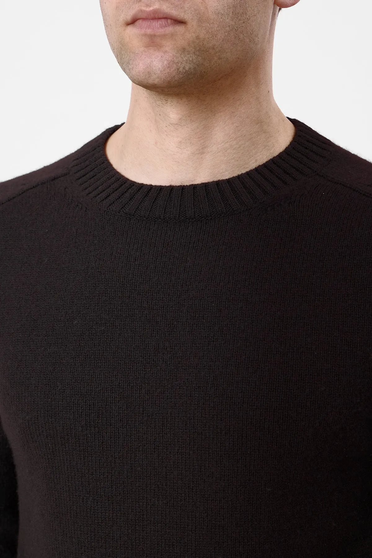 Daniel Knit Sweater in Chocolate Cashmere sold by Gabriela Hearst product image thumbnail 5