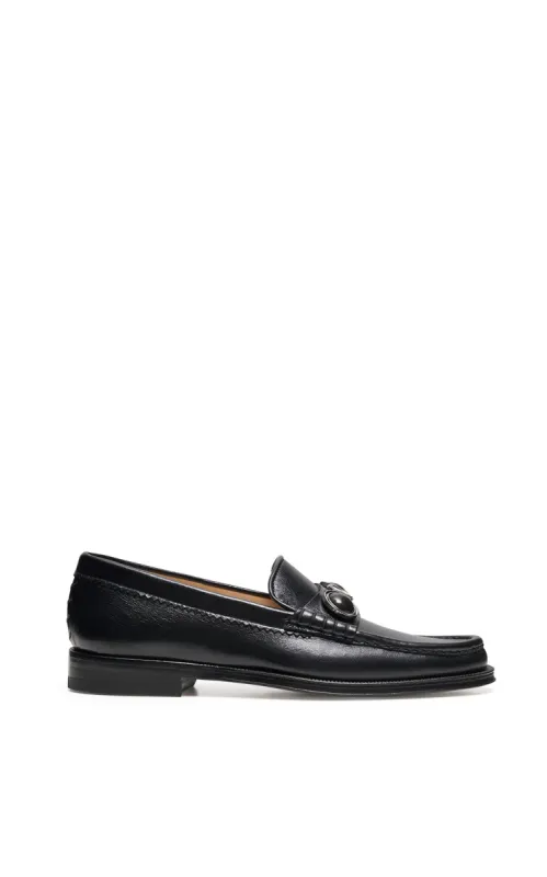Melchora Loafer in Black Leather sold by Gabriela Hearst