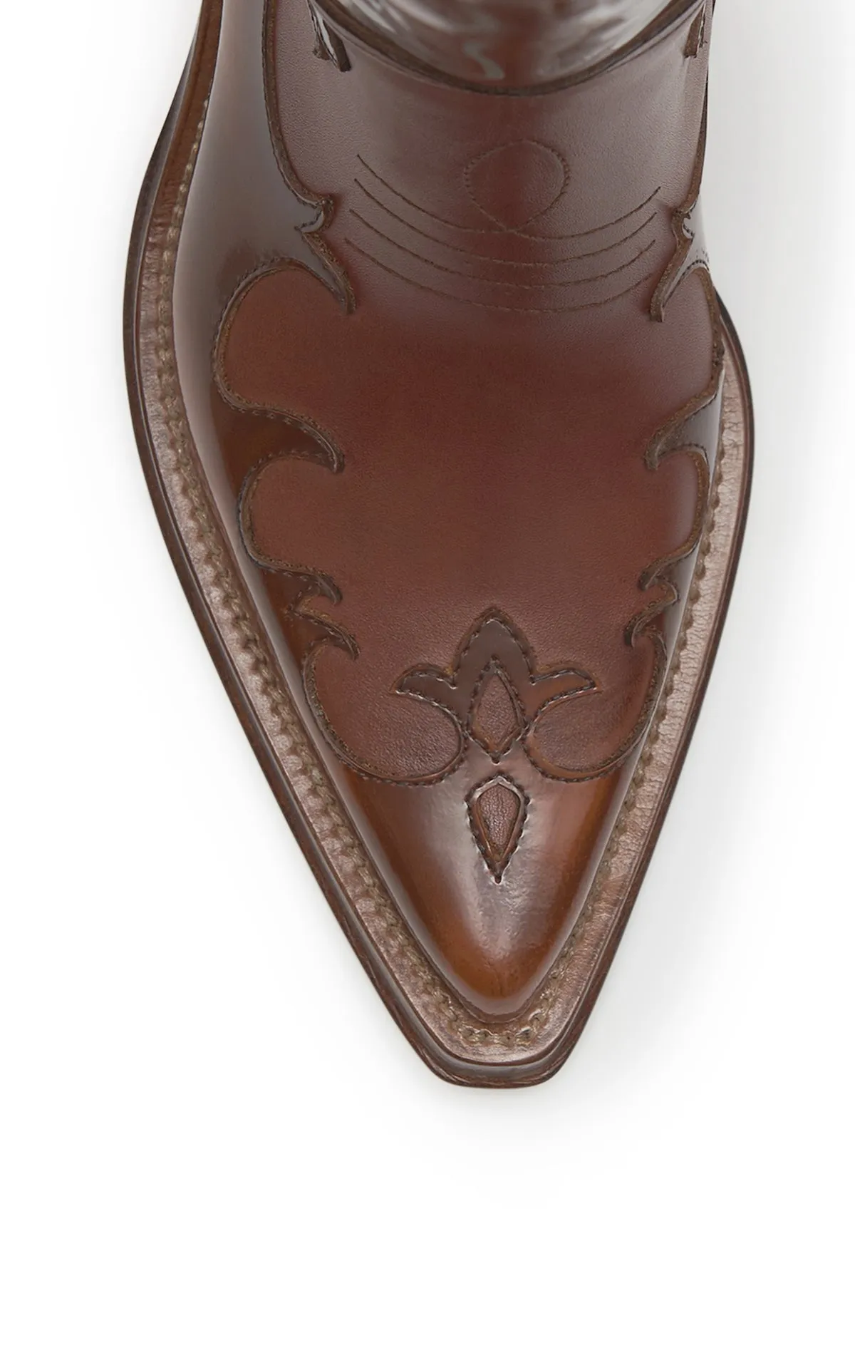 Capitana Cowboy Boot in Cognac Leather sold by Gabriela Hearst product image thumbnail 5