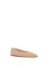 Fleur Ballerina Flat Shoe in Nude Nappa Leather sold by Gabriela Hearst