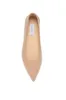 Fleur Ballerina Flat Shoe in Nude Nappa Leather sold by Gabriela Hearst