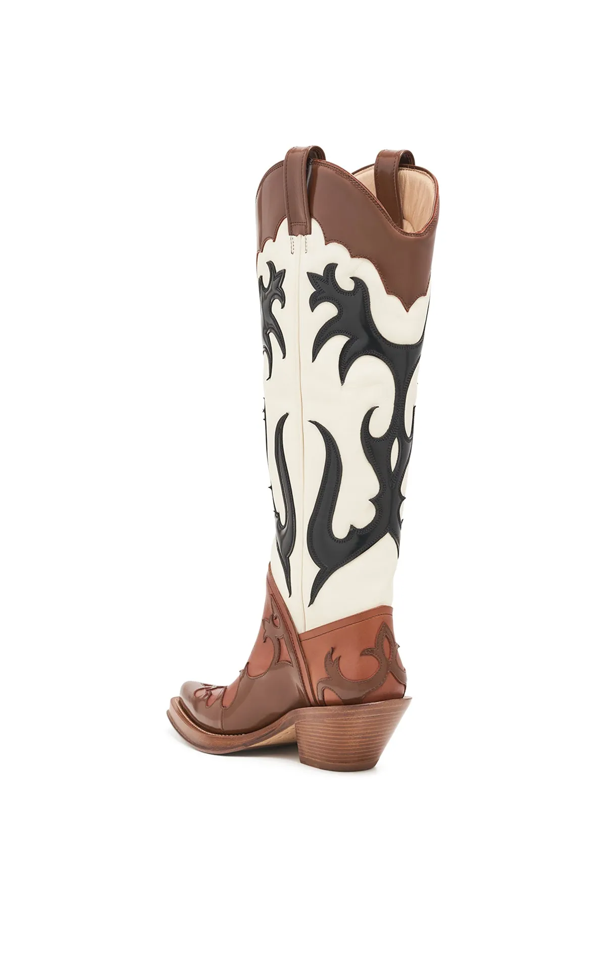 Capitana Cowboy Boot in Cognac Multi Leather sold by Gabriela Hearst product image thumbnail 3