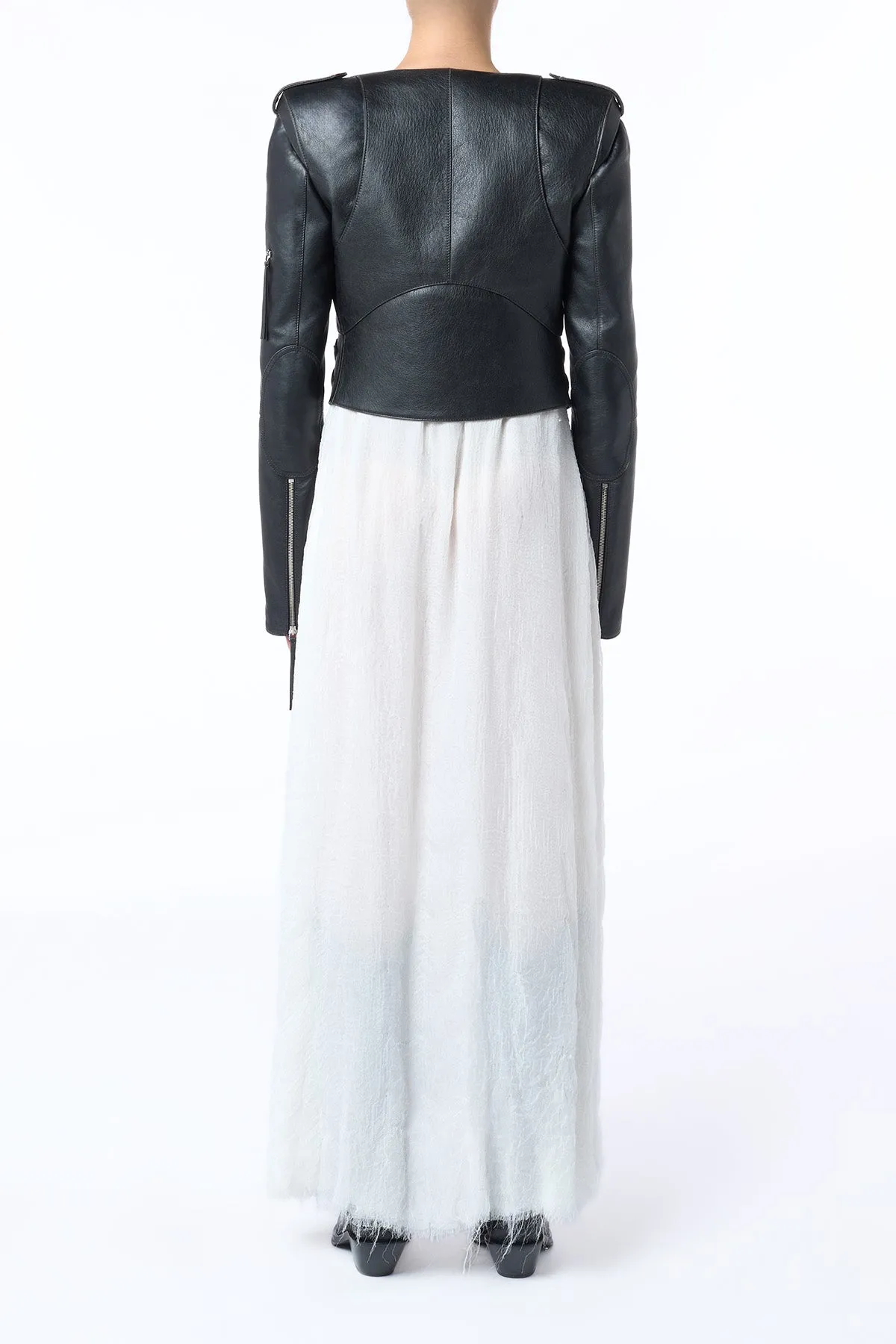 Amir Slip Maxi Dress in Ivory Silk Gauze sold by Gabriela Hearst product image thumbnail 5