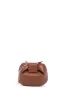Soft Demi Clutch with Chain in Cognac Nappa Leather sold by Gabriela Hearst