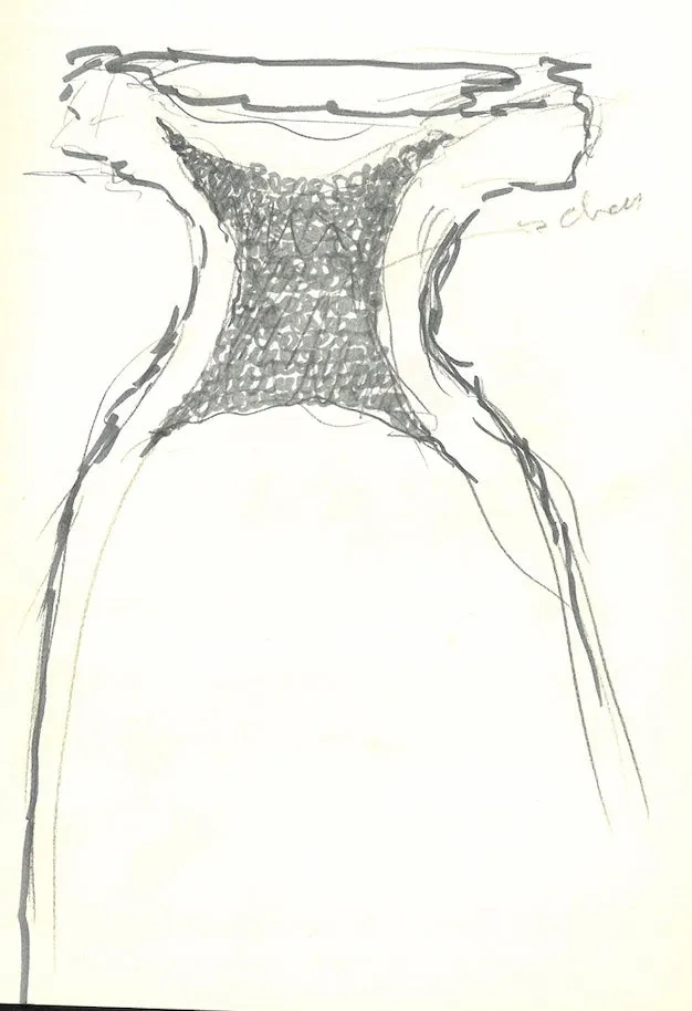 Augustine Chainmail Maxi Dress in Ivory Metallic Crinkled Silk & Silver Steel sold by Gabriela Hearst product image thumbnail 2