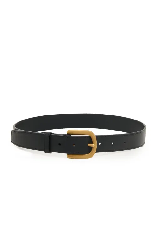 Sam Belt in Black Leather sold by Gabriela Hearst