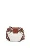 Soft Demi Western Clutch with Chain in Ivory Multi Nappa Leather sold by Gabriela Hearst
