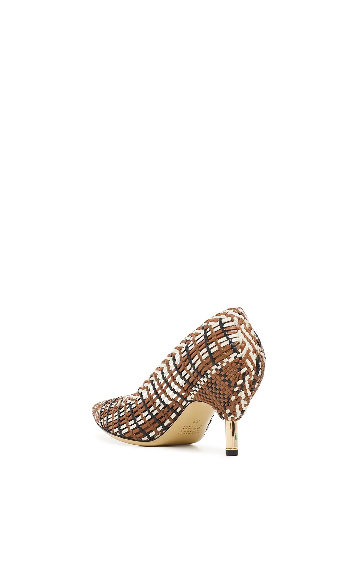 Andres Braided Pump in Cognac Multi Leather sold by Gabriela Hearst product image thumbnail 3