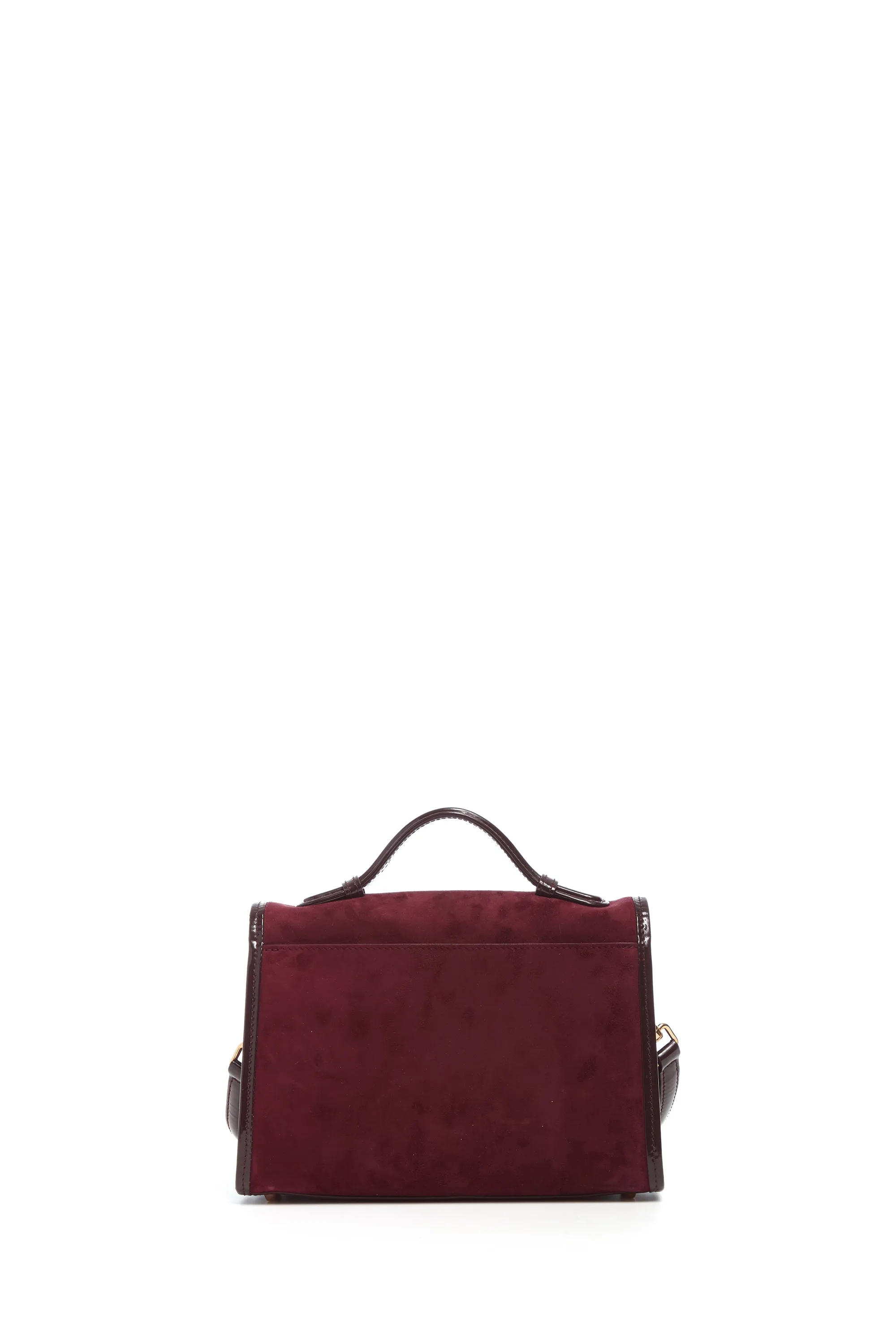 Small Leonora Bag in Bordeaux Suede sold by Gabriela Hearst product image thumbnail 3