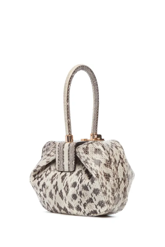 Nina Bag in Black & White Snakeskin sold by Gabriela Hearst