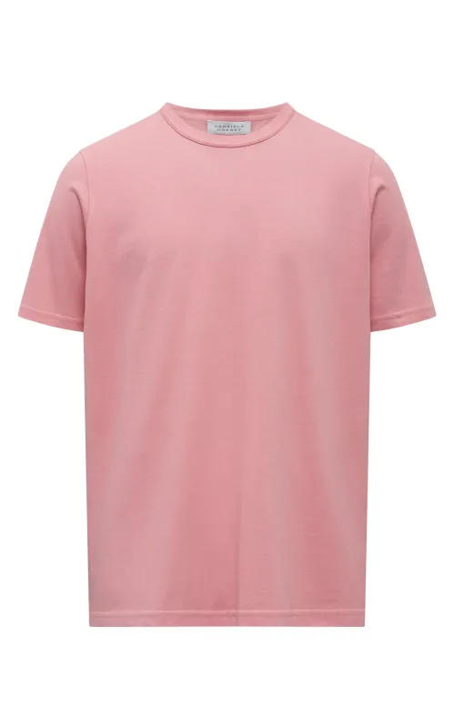 Bandeira T-shirt in Rosa Organic Cotton sold by Gabriela Hearst