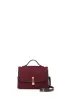 Small Leonora Flap Bag in Bordeaux Suede sold by Gabriela Hearst