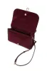 Small Leonora Flap Bag in Bordeaux Suede sold by Gabriela Hearst