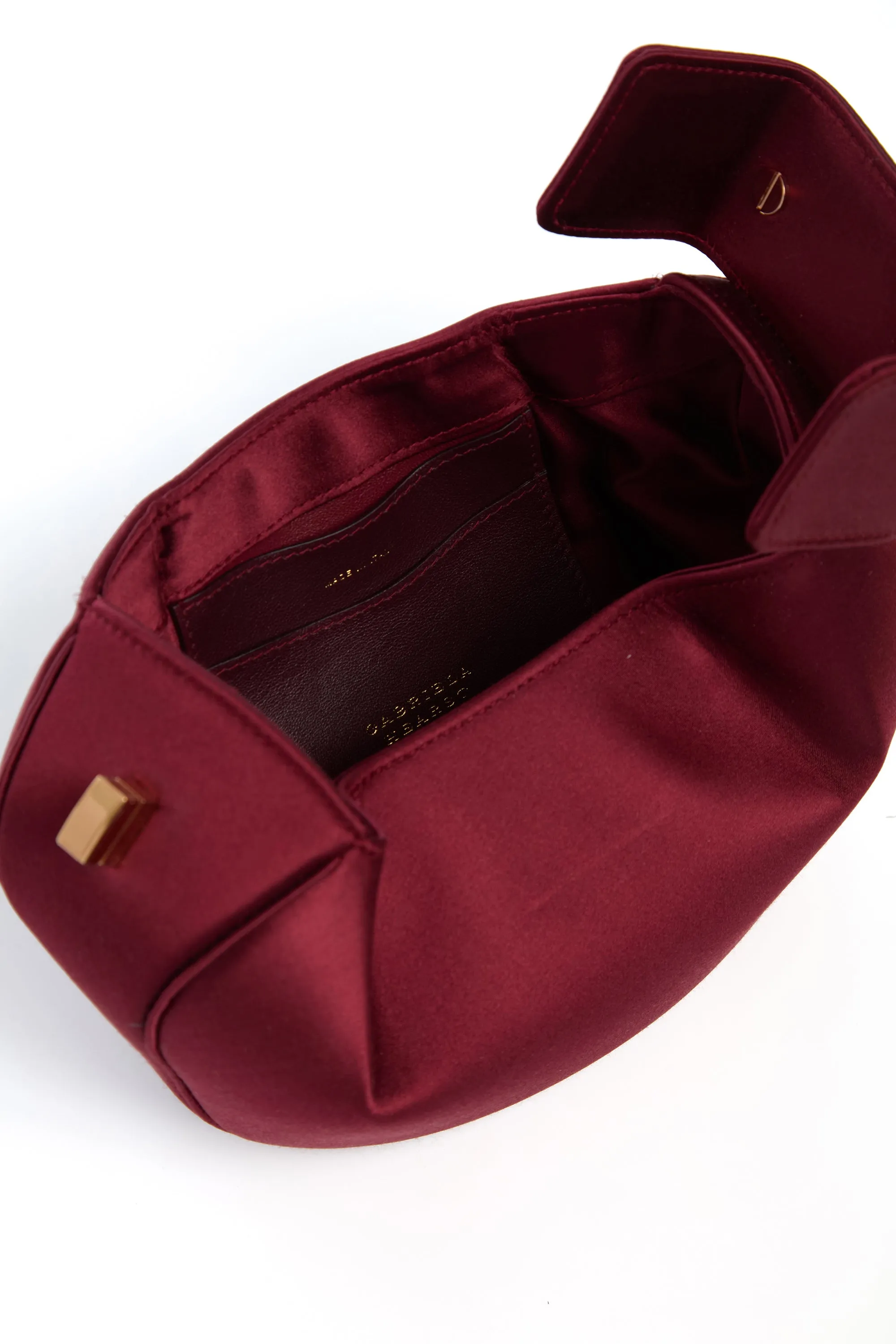 Demi Bag in Ruby Satin sold by Gabriela Hearst product image thumbnail 5