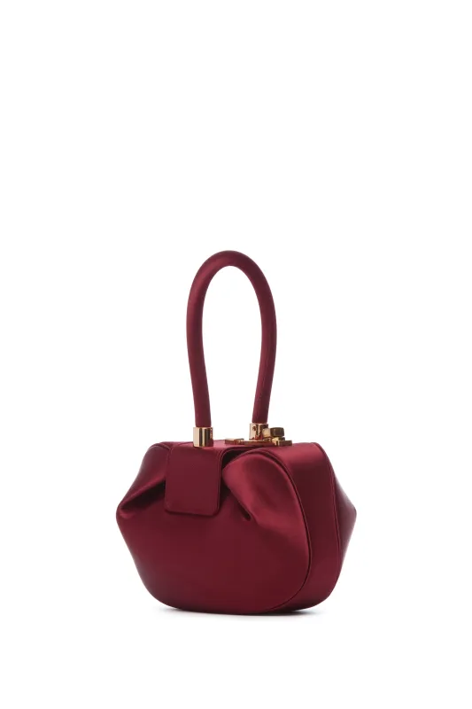 Demi Bag in Ruby Satin sold by Gabriela Hearst
