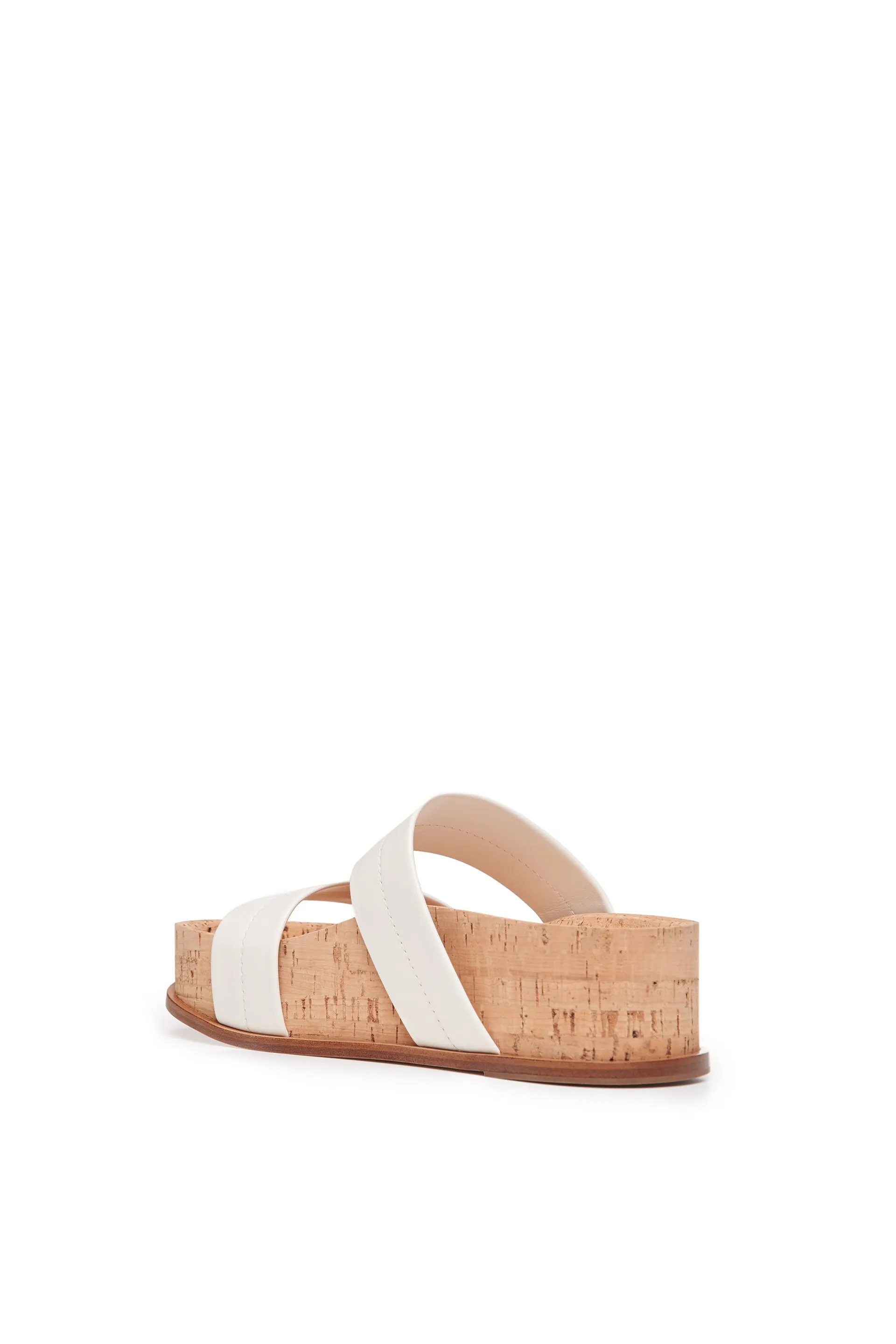Striker Platform Sandal in Cream Leather sold by Gabriela Hearst product image thumbnail 3