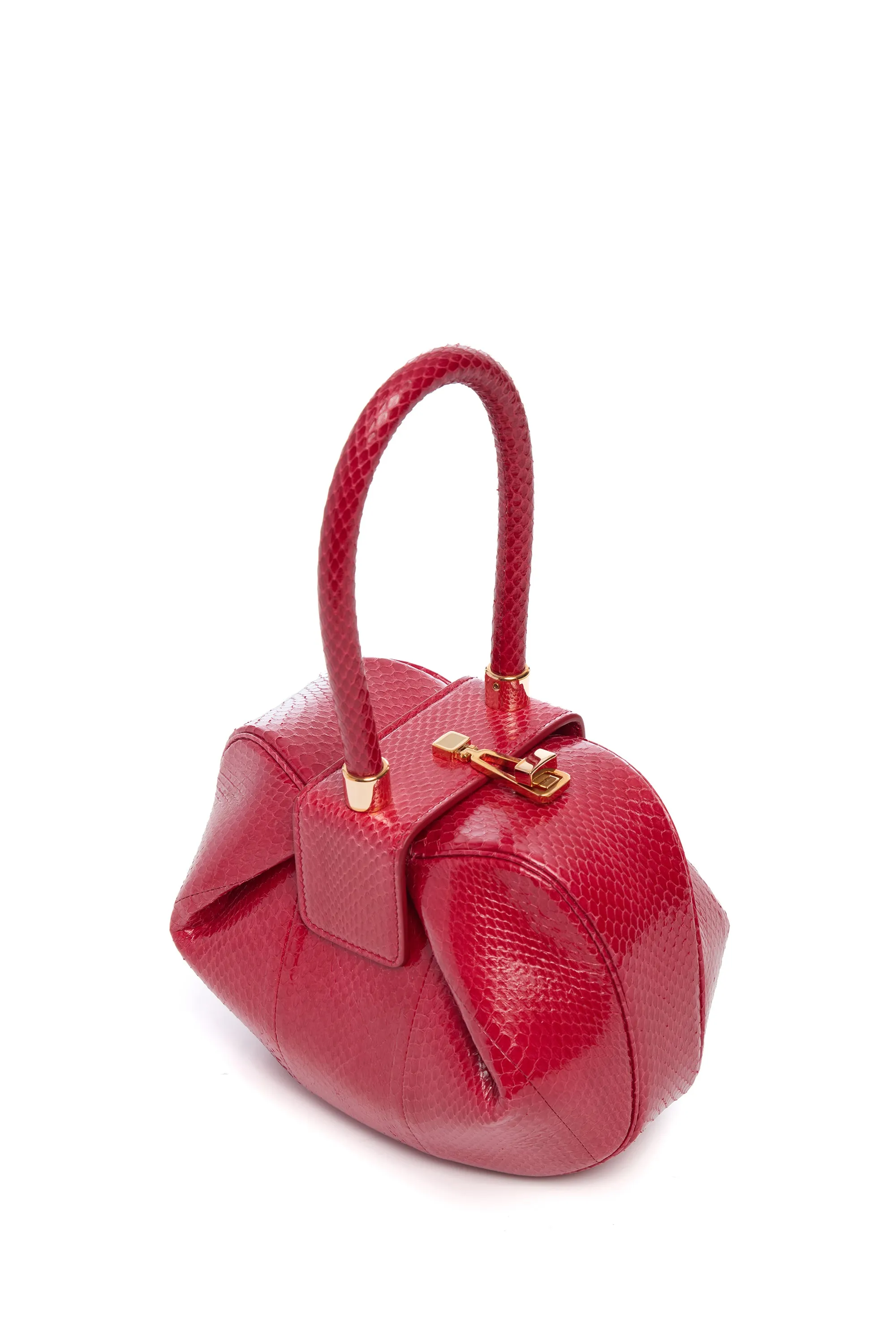 Nina Bag in Red Snakeskin sold by Gabriela Hearst product image thumbnail 4