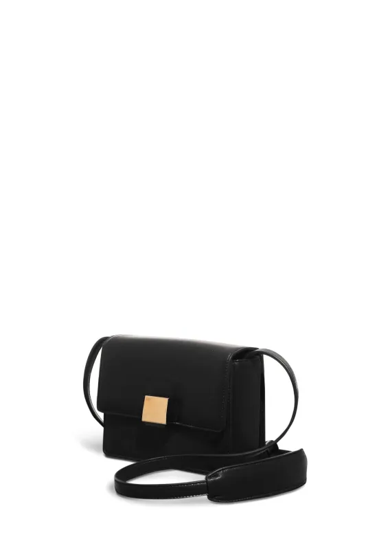 Mercedes Shoulder Bag in Black Nappa Leather sold by Gabriela Hearst
