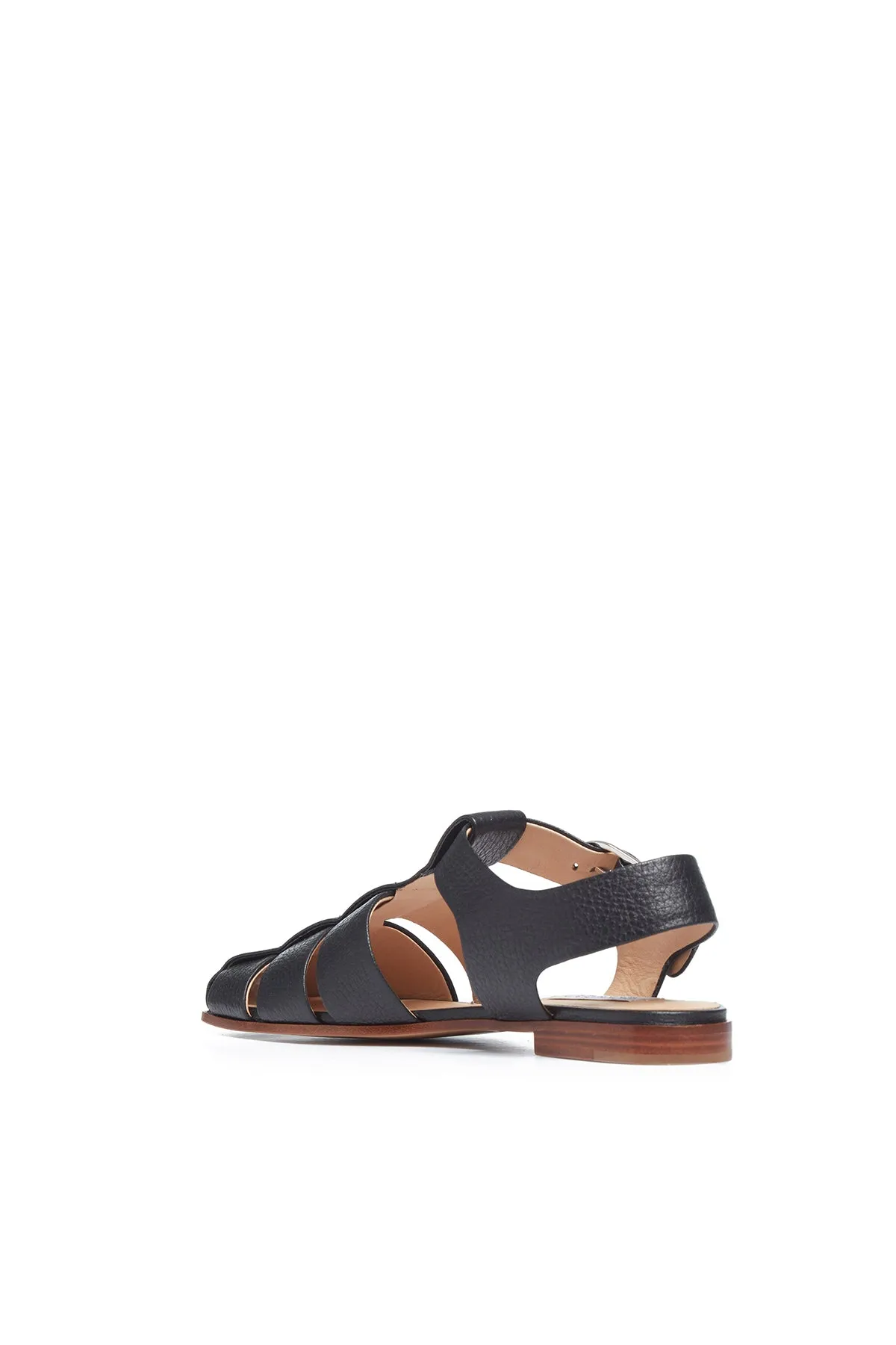 Lynn Sandal in Black Textured Leather sold by Gabriela Hearst product image thumbnail 3
