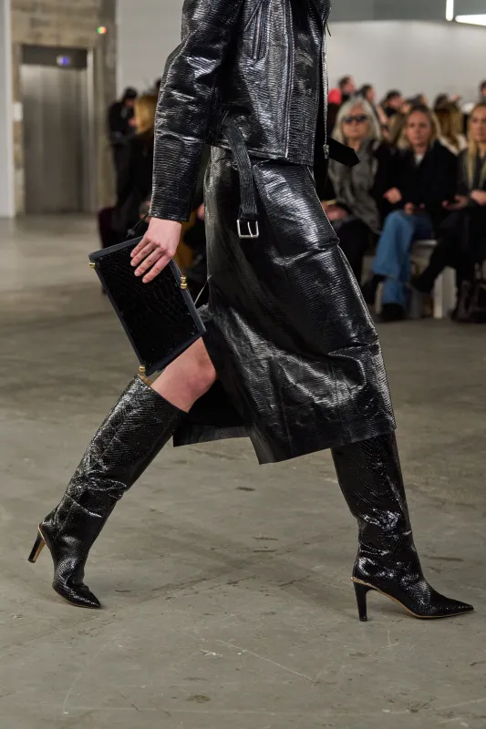 Aura Boot in Black Python sold by Gabriela Hearst