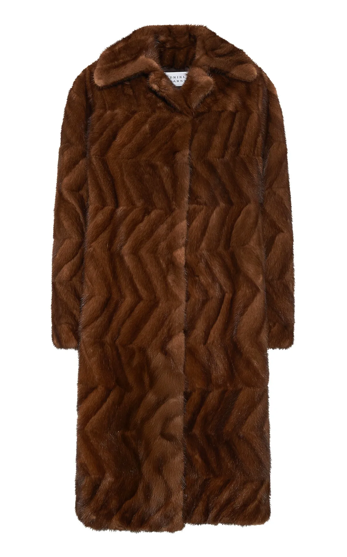 Andal Coat in Mahogany Vintage Mink Fur sold by Gabriela Hearst