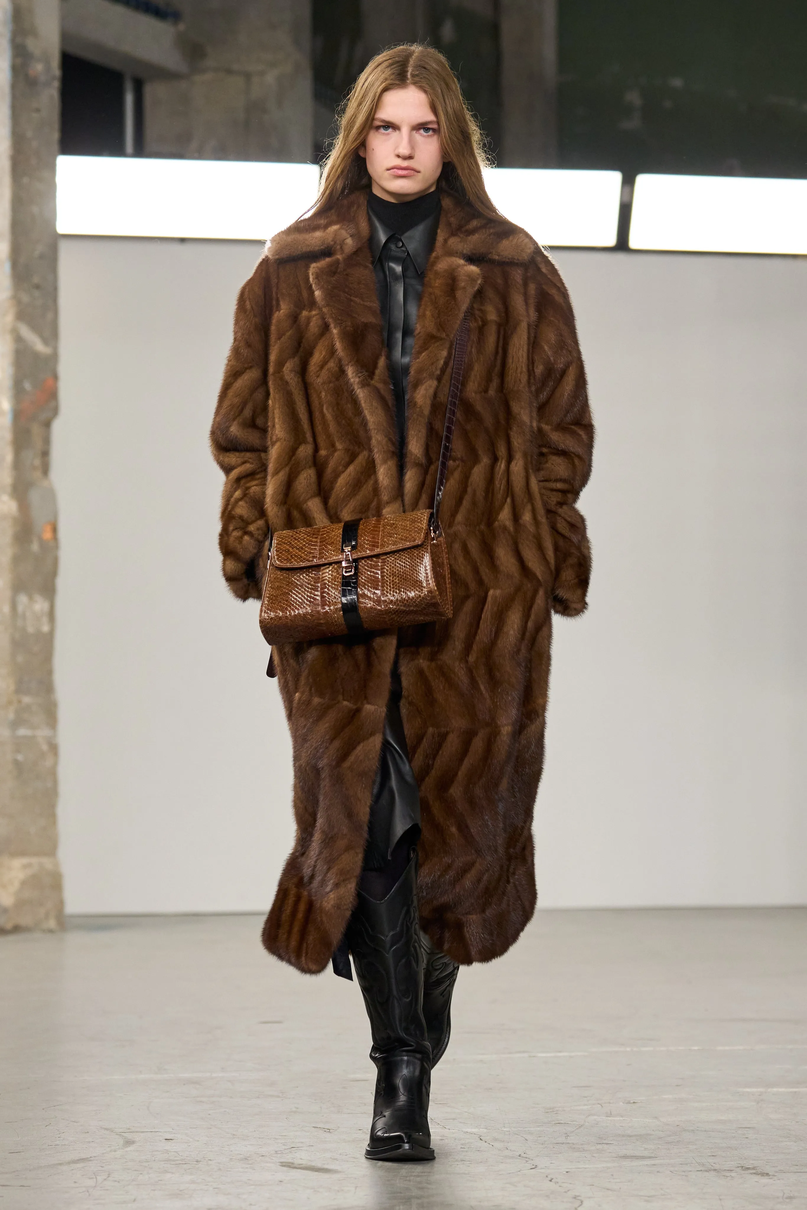 Andal Coat in Mahogany Vintage Mink Fur sold by Gabriela Hearst product image thumbnail 2