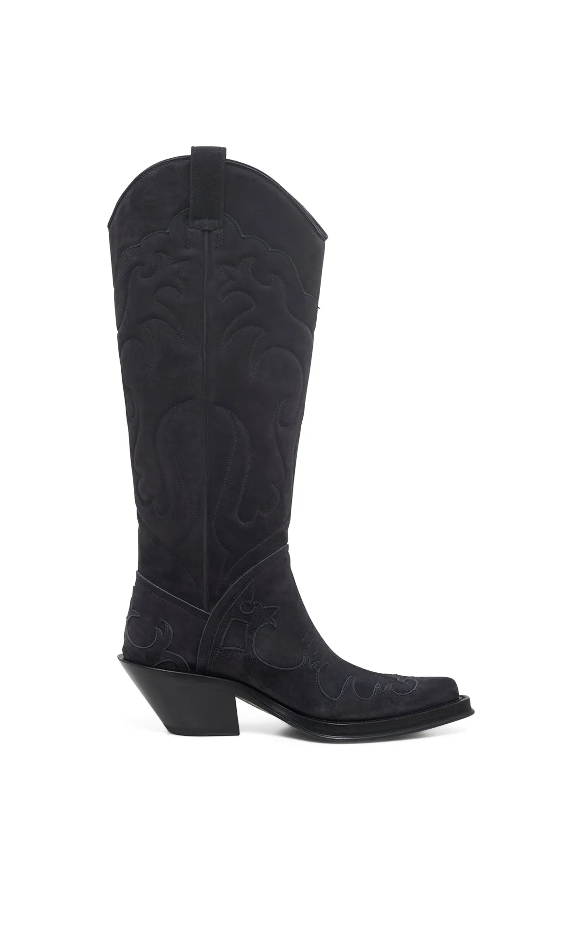 Capitana Boot in Dark Chocolate Suede sold by Gabriela Hearst
