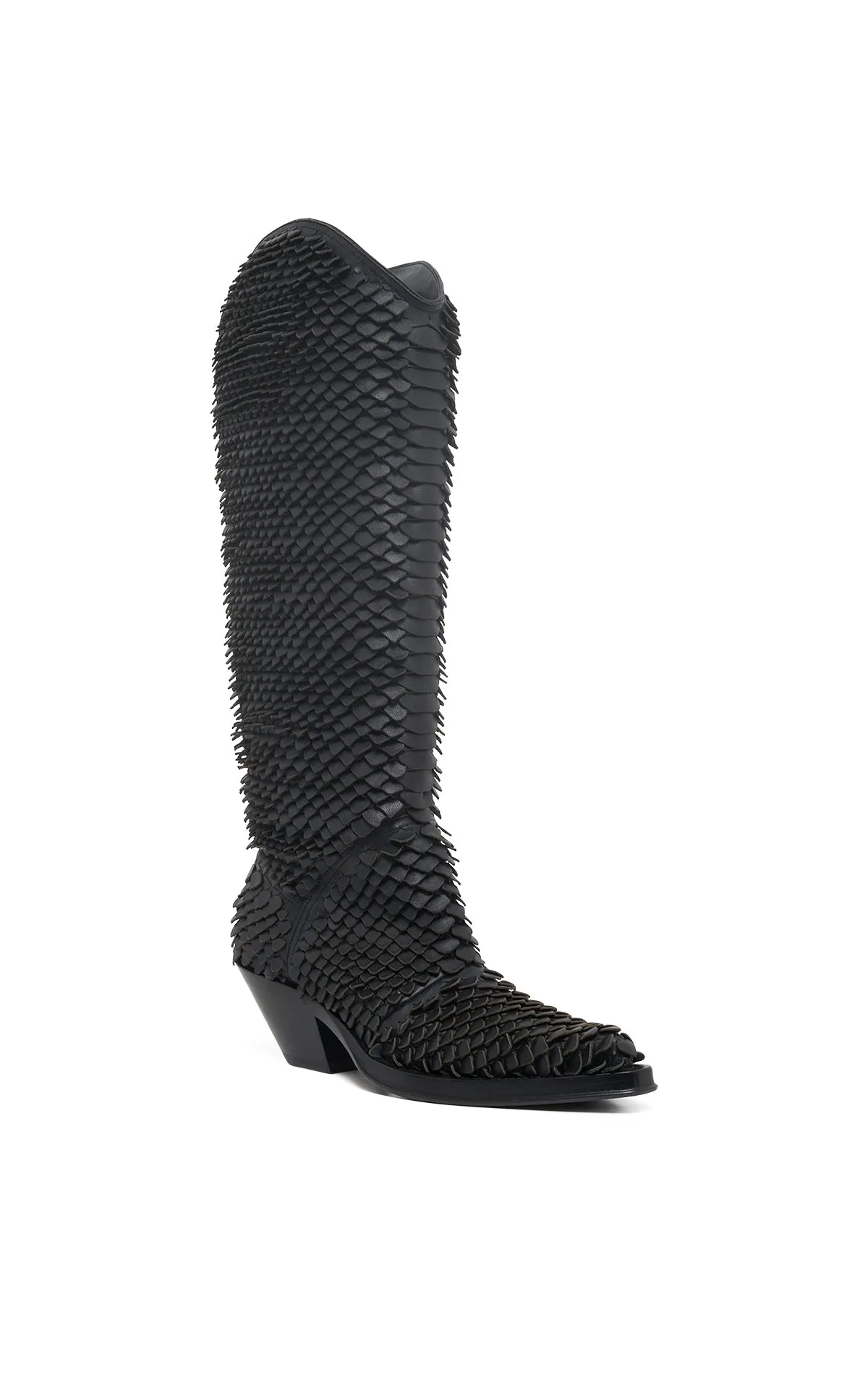 Capitana Boot in Black Patchwork Leather sold by Gabriela Hearst product image thumbnail 3
