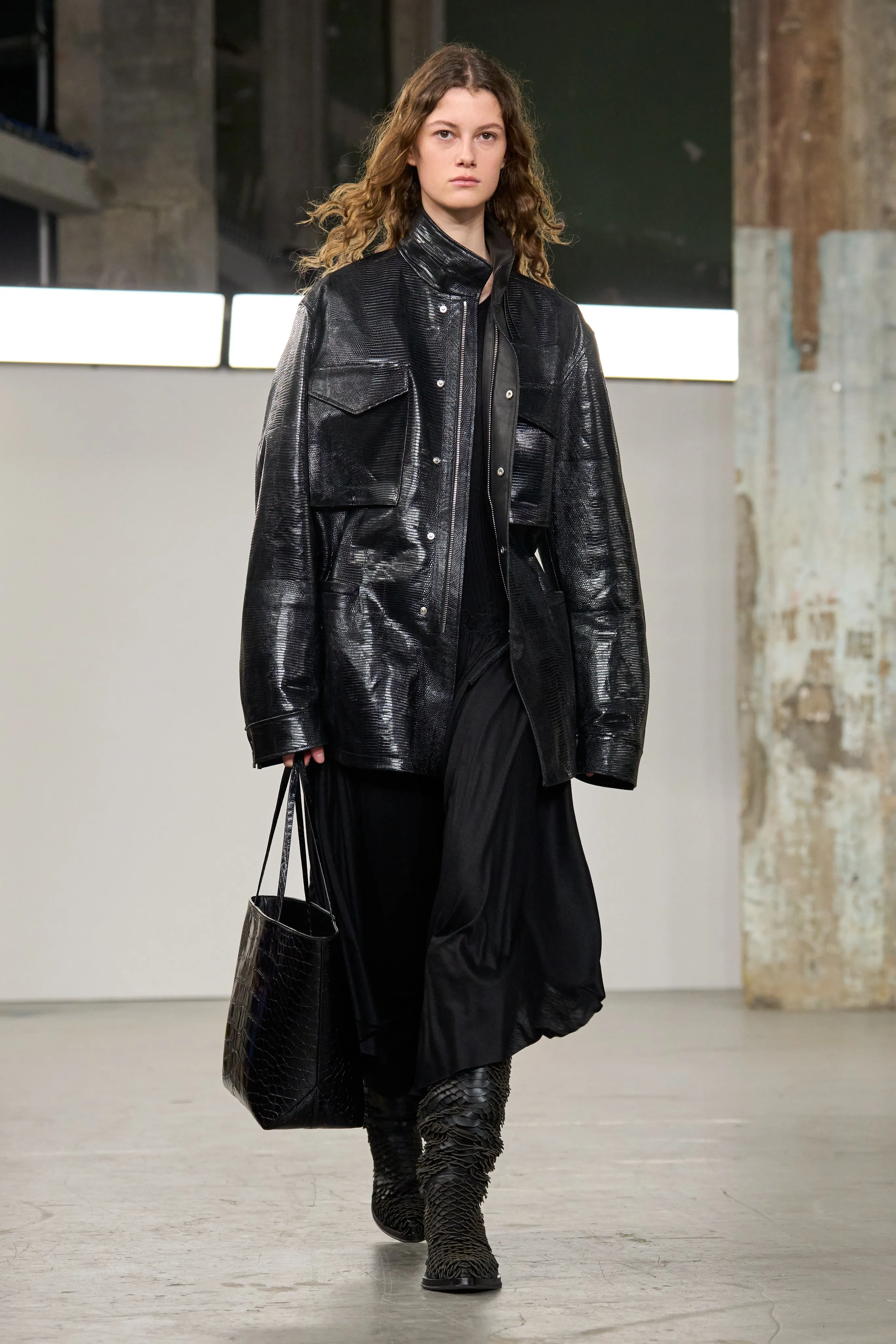 Capitana Boot in Black Patchwork Leather sold by Gabriela Hearst product image thumbnail 4