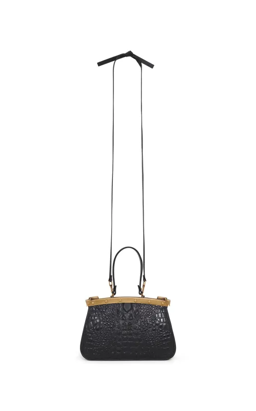 Vintage No.2 Bag in Black Snakeskin Leather sold by Gabriela Hearst