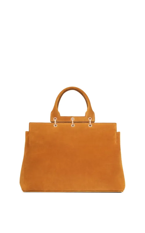 Amethyst Large Bag in Golden Birch Leather sold by Gabriela Hearst