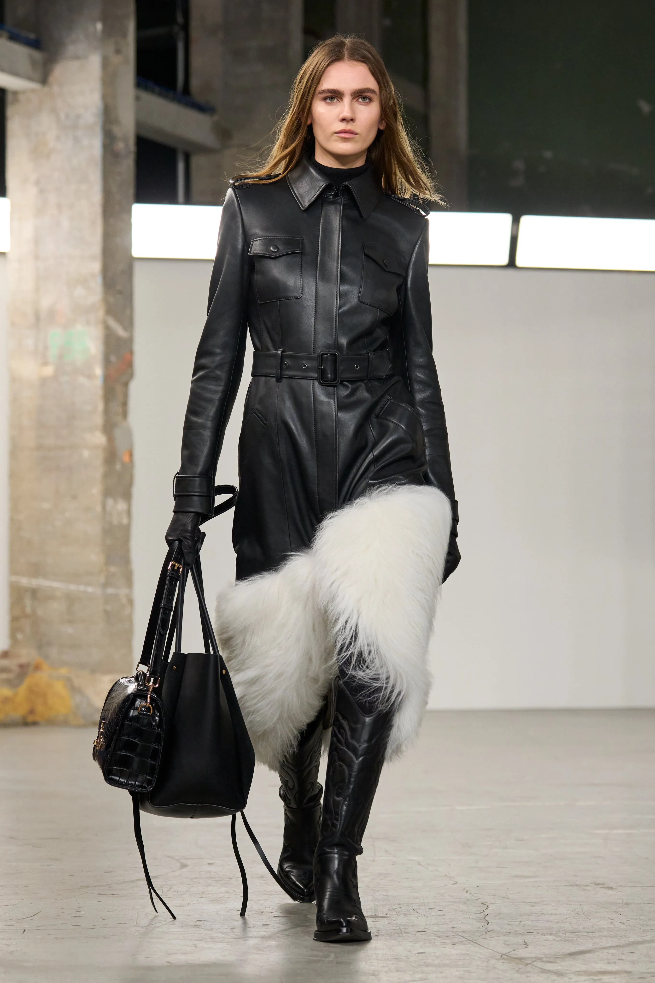 Marija Tote Bag in Black Nappa Leather sold by Gabriela Hearst product image thumbnail 2