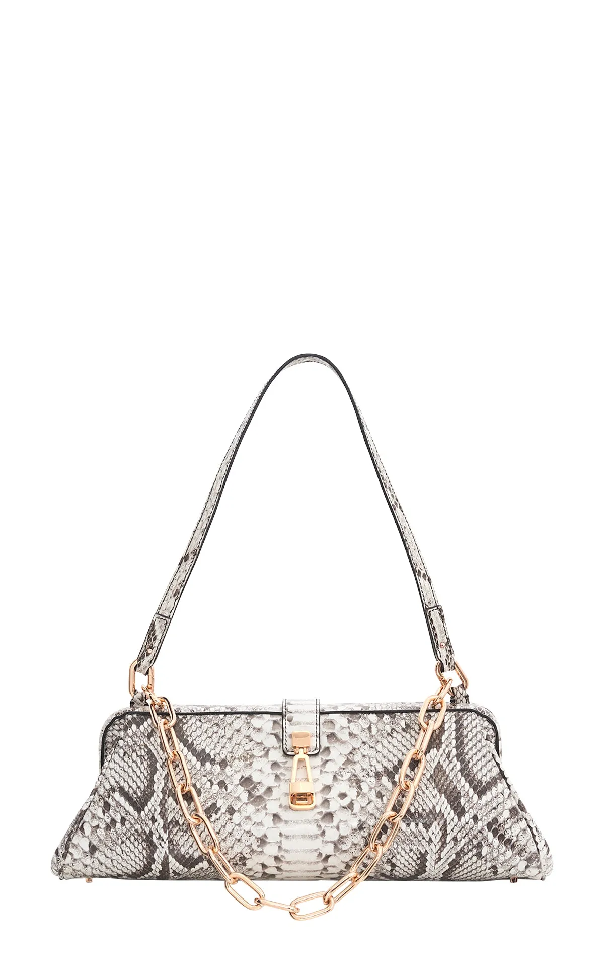 Baguette Clutch in Black/Ivory Leather sold by Gabriela Hearst product image thumbnail 5