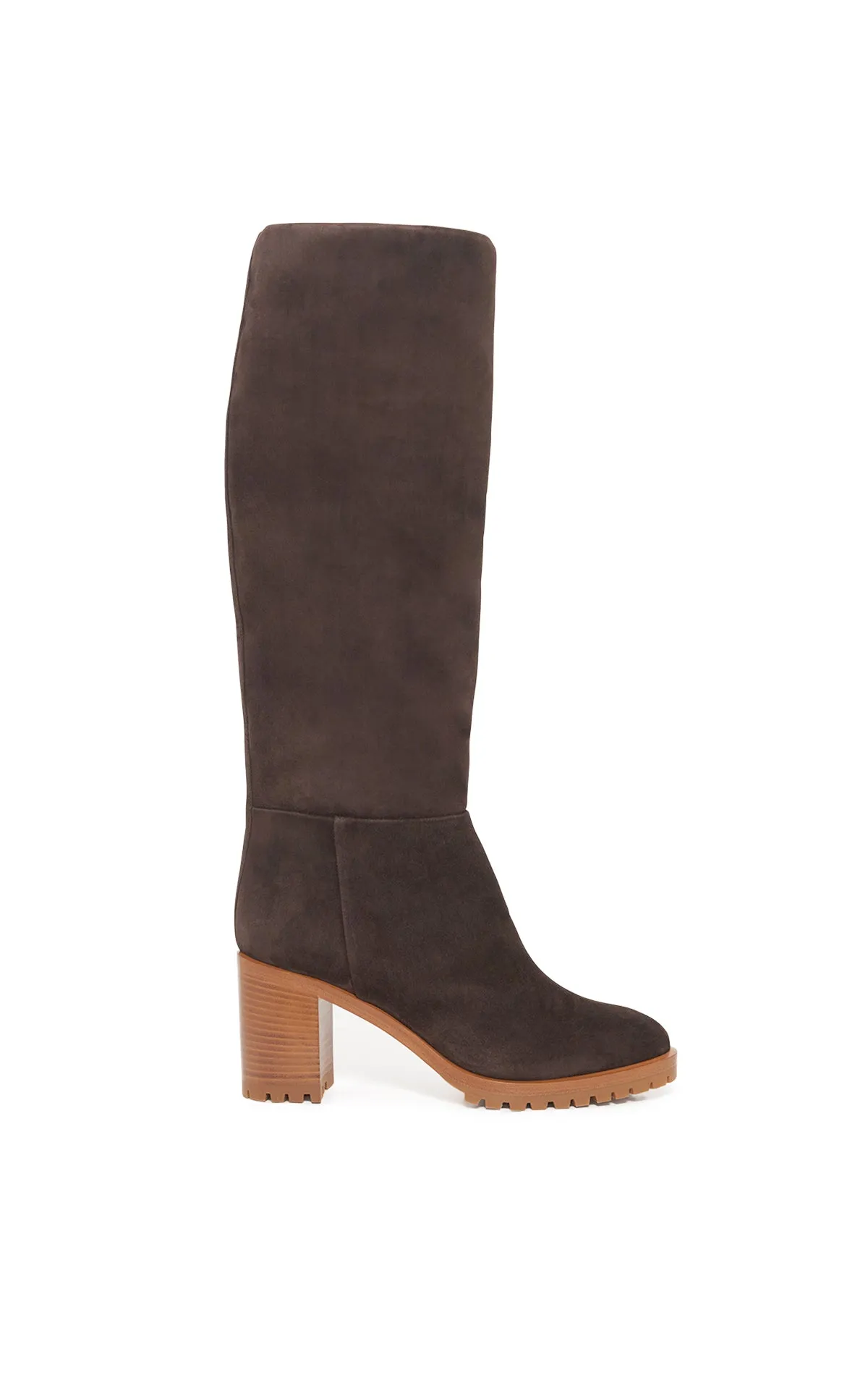 Nina Clasp Boot in Dark Chocolate Suede sold by Gabriela Hearst product image thumbnail 4