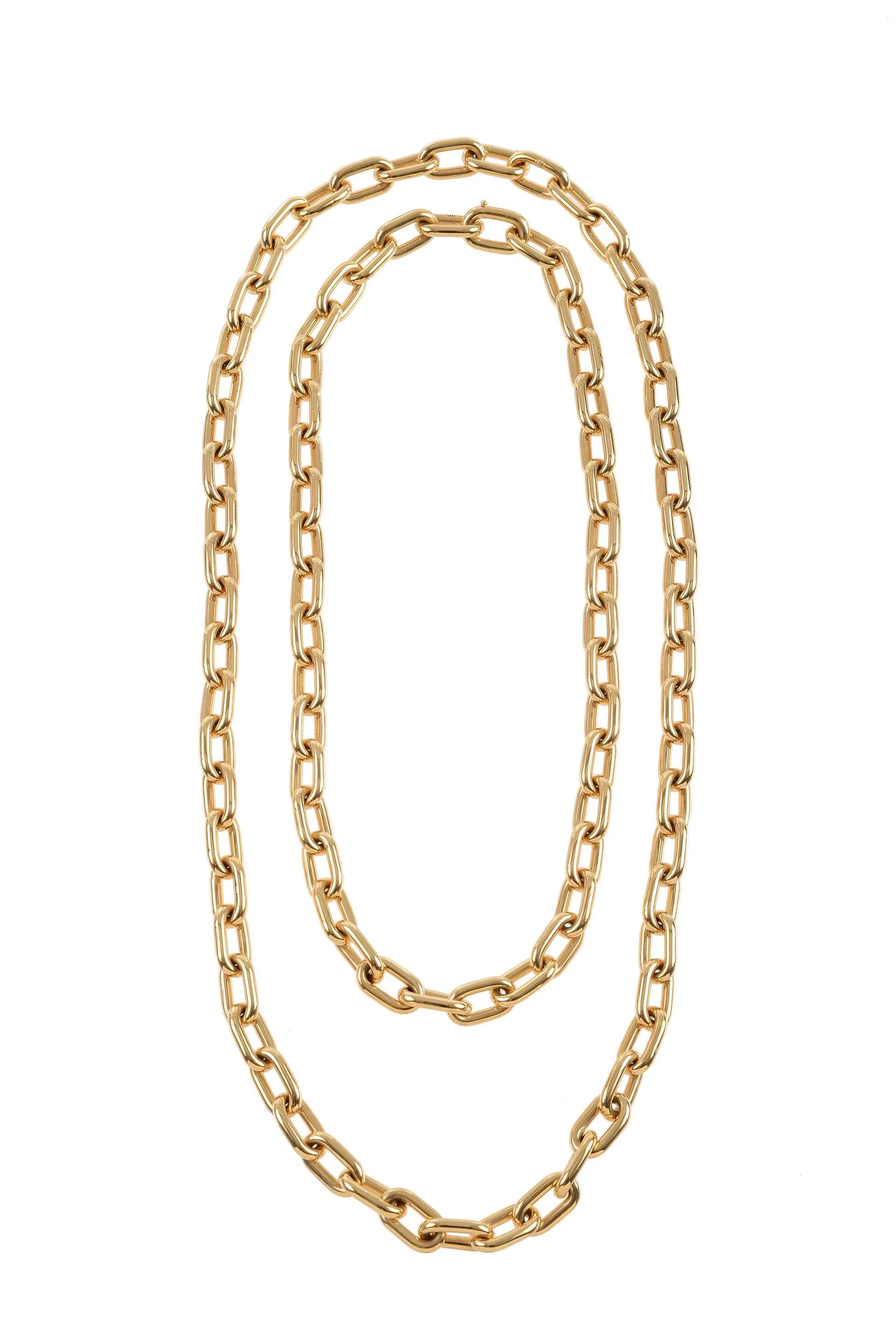 Long Chain Necklace in 18K Yellow Gold sold by Gabriela Hearst product image thumbnail 3