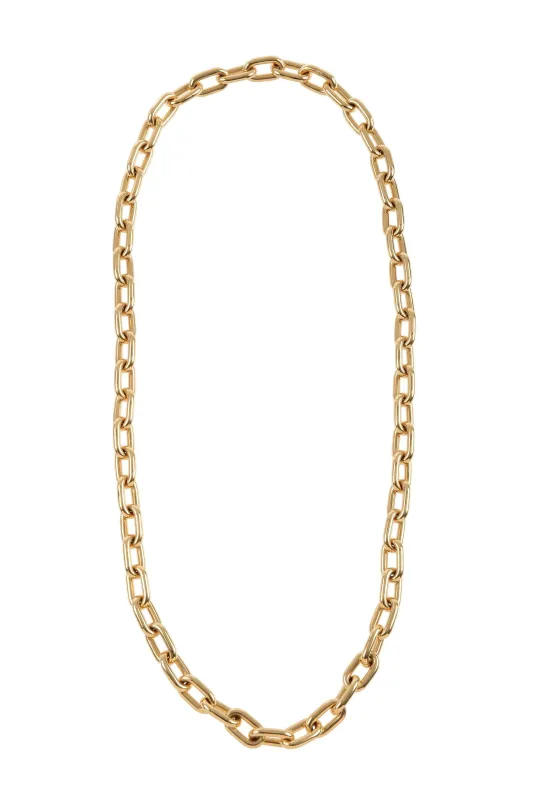 Long Chain Necklace in 18K Yellow Gold sold by Gabriela Hearst