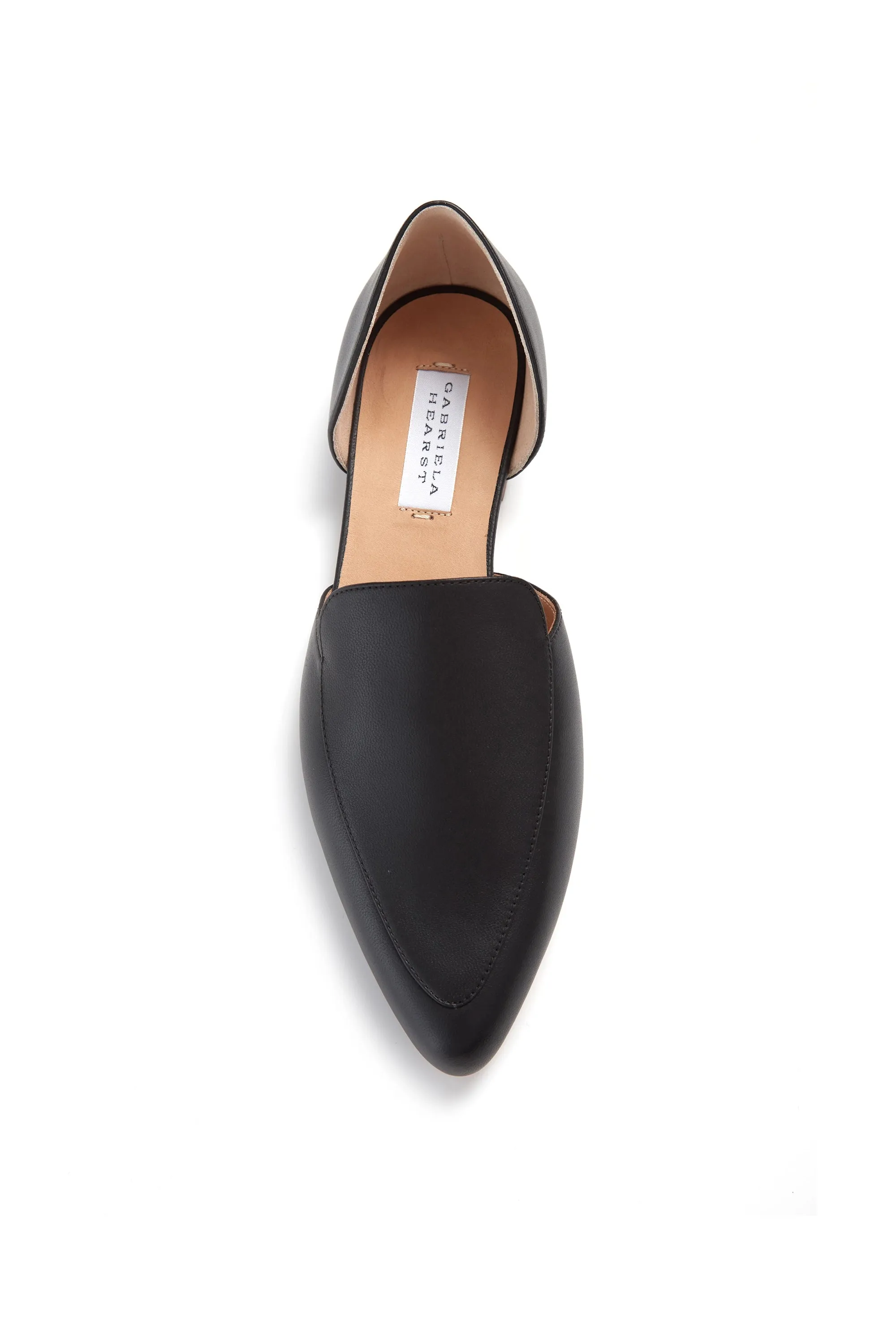 Jax Flat Shoe in Black Nappa Leather sold by Gabriela Hearst product image thumbnail 5