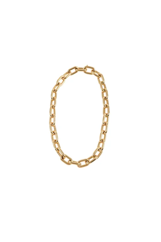 Small Link Necklace in 18K Yellow Gold (Classic Links) sold by Gabriela Hearst