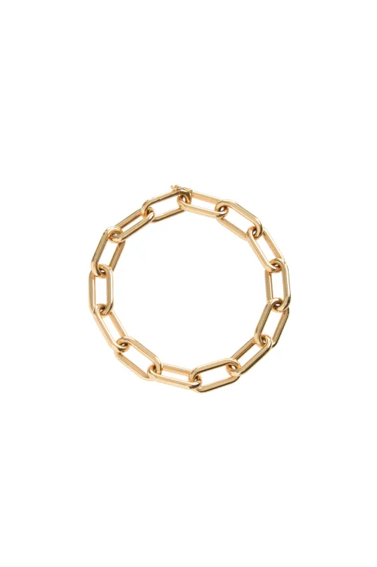 Link Bracelet in 18K Yellow Gold (Small Links) sold by Gabriela Hearst