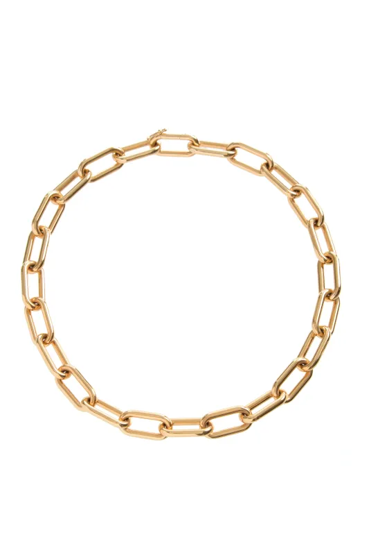 Link Choker in 18K Yellow Gold (Small Links) sold by Gabriela Hearst