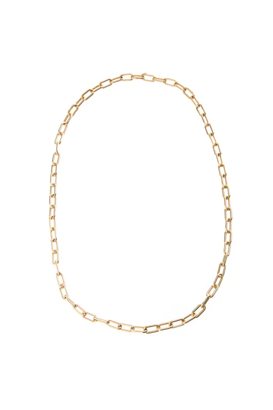 Medium Link Necklace in 18K Yellow Gold (Small Links) sold by Gabriela Hearst