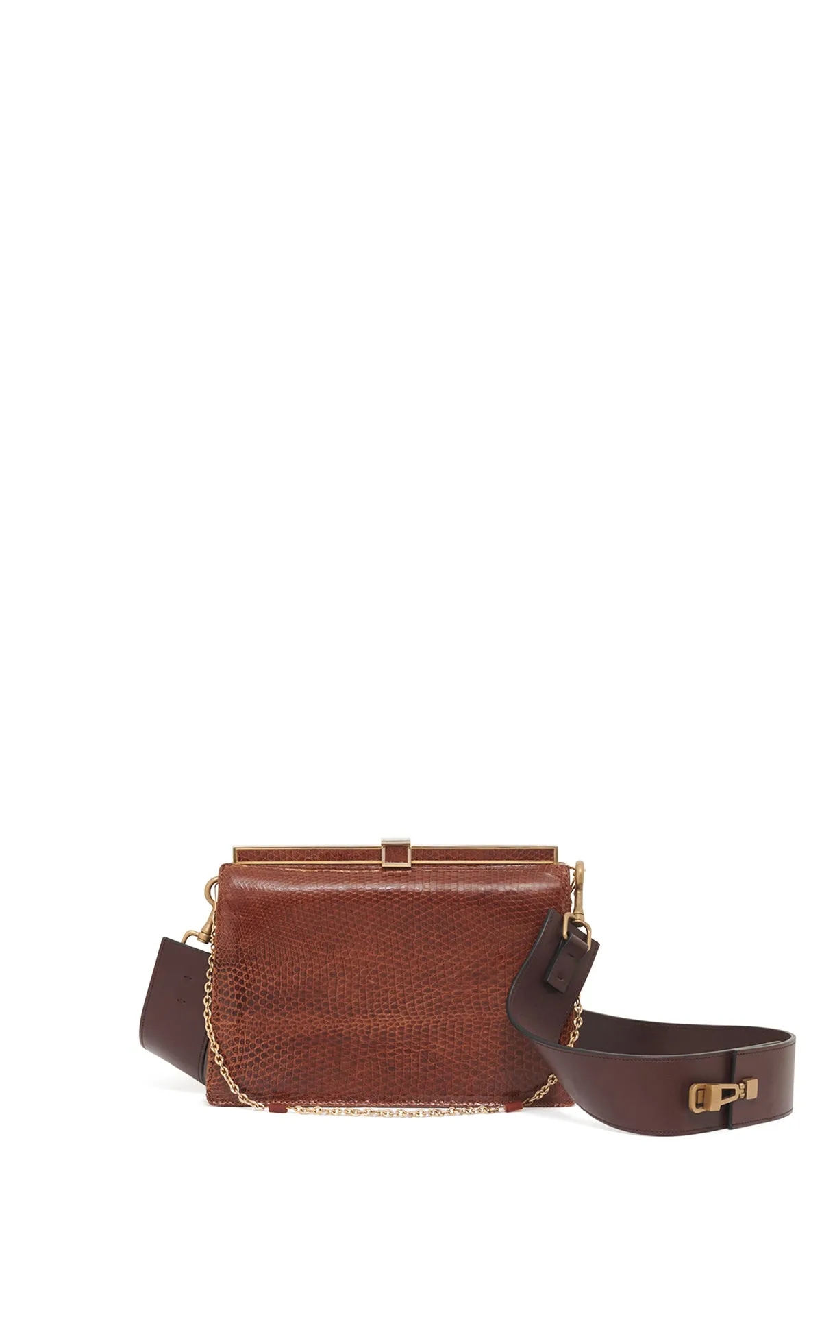 Vintage No.9 Bag in Cognac Snakeskin sold by Gabriela Hearst product image thumbnail 3