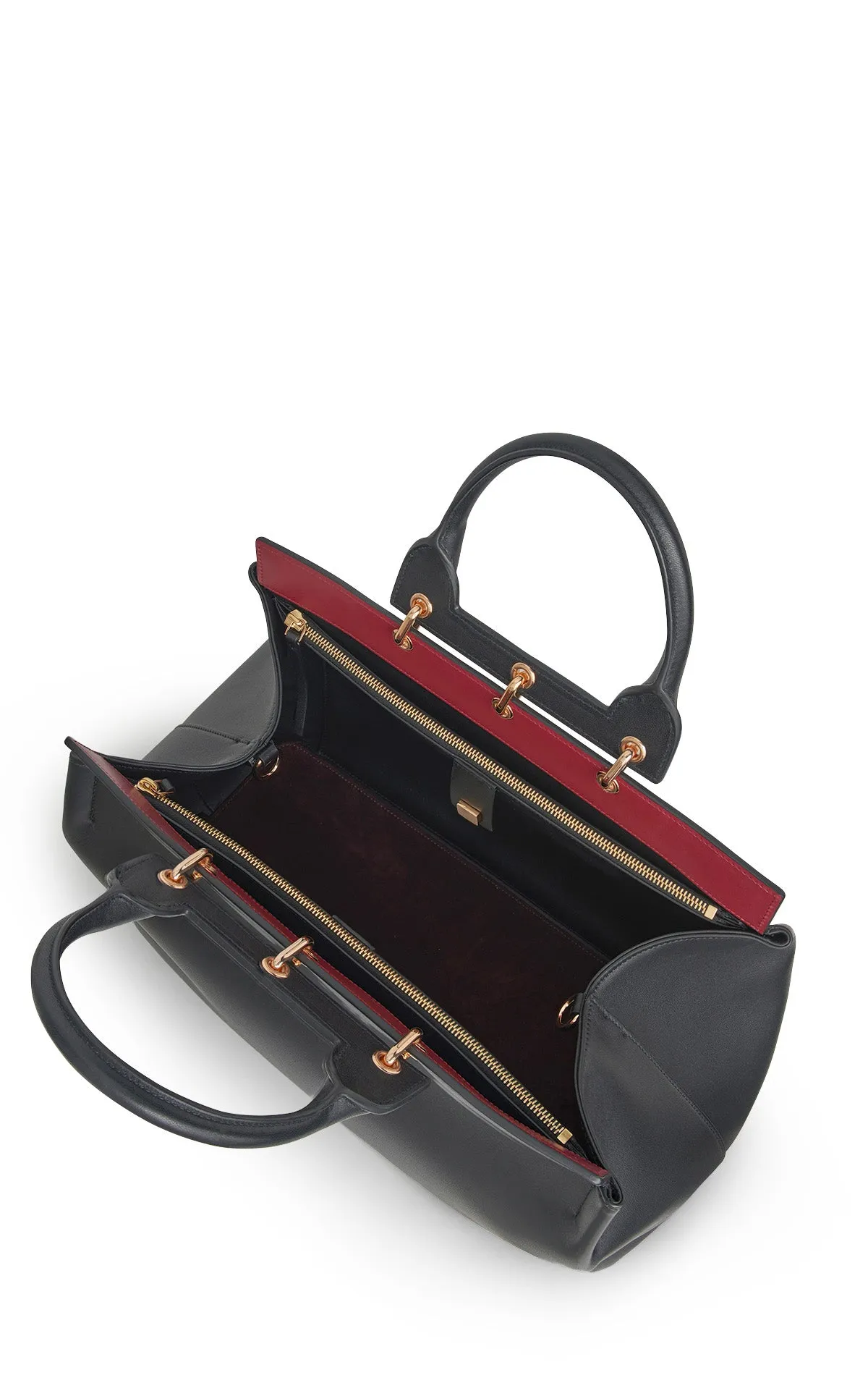 Large Amethyst Bag in Black Nappa Leather sold by Gabriela Hearst product image thumbnail 3